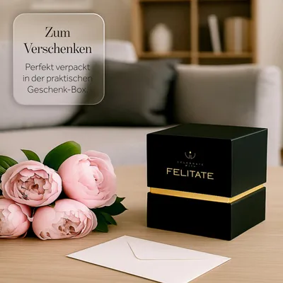 Produktbild von 2in1 Duftkerze in Tasse mit Spruch für Frauen & Männer - FELITATE Geschenk