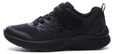Produktbild von Skechers Jungen Microspec Texlor Trainer, Black Textile & Trim, 37 EU