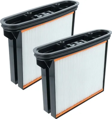 Produktbild von vhbw 2x Flachfaltenfilter H11 kompatibel mit Bosch GAS 25 L SFC, 50, 25, 50 M Industriestaubsauger Nass-/Trockensauger Staubsauger