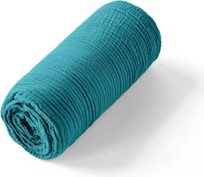 Image de Drap housse gaze de coton uni Harmonieux