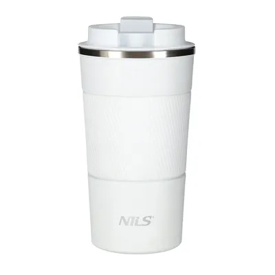 Zdjęcie produktu dla Nils NCC09 kubek termiczny 510 ml stal nierdzewna podwójne ścianki 12h gorący 24h zimny antypoślizgowy uchwyt