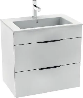 Produktbild von Jika Cube - Unterschrank mit Waschtisch, 640x422x622 mm, 2 Auszüge, weiß H4536021763001