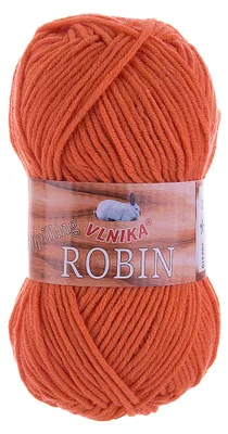 100g Strickgarn Robin Uni Antipilling Winterwolle Häkelgarn kürbisorange