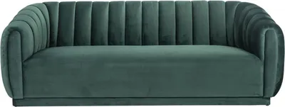 Produktbild von Casa Padrino Luxus Samt Sofa Grün 230 x 95 x H. 84 cm - Wohnzimmer Sofa - Wohnzimmer Möbel - Luxus Möbel - Wohnzimmer Einrichtung - Luxus Einrichtung - Luxus Qualität