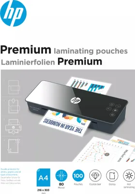 Zdjęcie produktu dla HP 9123, Połysk, Przezroczysty, DIN A4, 216 mm x 303 mm, Termiczny, 0,08 mm, 244 mm