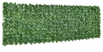 Produktbild von Sichtschutzhecke Künstliche Hecke Für Garten & Terrasse, Wanddekoration, Dunkelgrün, 300X100Cm