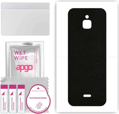Produktbild von apgo Rückseite Schutzfolie, Skin, kompatibel mit Nokia 6300 4G, Hinten Displayschutzfolie aus Vinylfolie, kratzfest, einfache Montage - Matrix