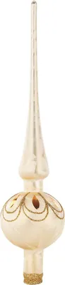 Produktbild von Thüringer Christbaumschmuck Baumspitze Eischampagner BxHxT 6x27x6cm NEU