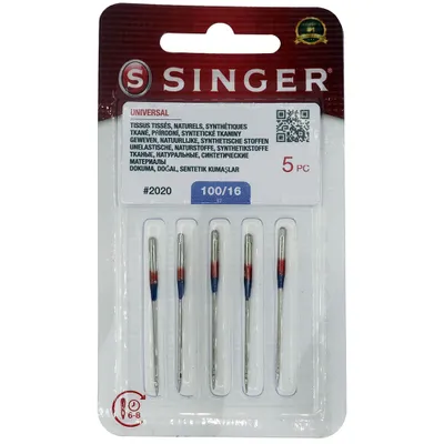 Produktbild von Singer Nähmaschinennadeln Universal 2020 Stärke 100 a 5 Stück