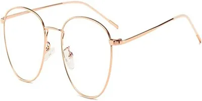Produktbild von Uni Blaulichtfilter Brille Computerbrille Retro Sixties Style Runde Metall Brillen Damen Herren