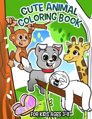 Produktbild von Cute Animal Coloring Book