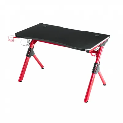 Productafbeelding van Gaming bureau, computerkast, zwart, ideaal voor uw gaming setup. Afmetingen: 120 cm x 60 cm