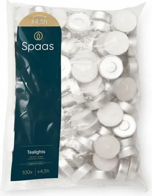 Produktbild von Spaas Candles 0337002.000, Rund, Weiß, 4,5 h, 1 Stück(e)