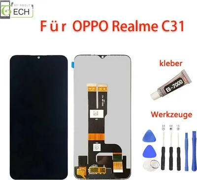 Produktbild von Für Oppo Realme C31 RMX3501 LCD Display Bildschirm Touchscreen