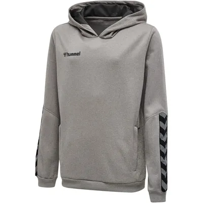 Produktbild von HUMMEL hmlAUTHENTIC POLY HOODIE GREY MELANGE