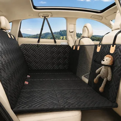 Immagine prodotto di Omgoods - Coperta per cani per il sedile posteriore dell'auto, 129 x 60 cm