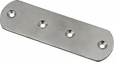 Produktbild von Edelstahl Blech Lochplatte Holzverbinder Lochblech Flachverbinder Verbinder 5-15 125x38mm