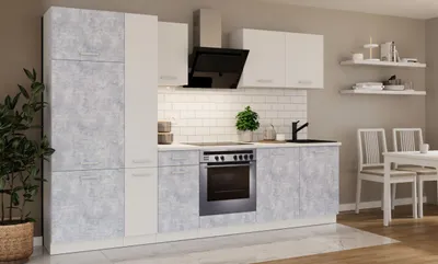 Produktbild von Küche Toni 290 cm Küchenzeile Küchenblock Singleküche Einbauküche