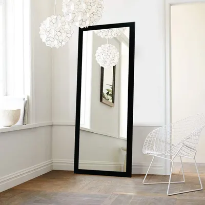 Immagine prodotto di Skye Decor, Cheval 105 - Nero, specchio da terra, nero, plastica, 40 x 105 x 3 cm