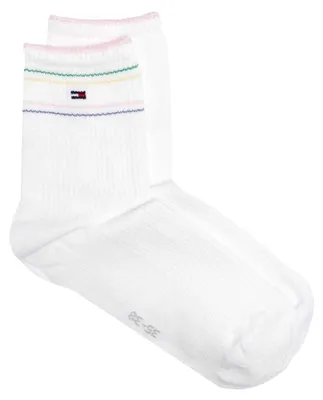 Produktbild von Tommy Hilfiger - Socken für Damen (2er-Pack) NA1144 (39,5 EU - 43 EU) (Weiß)