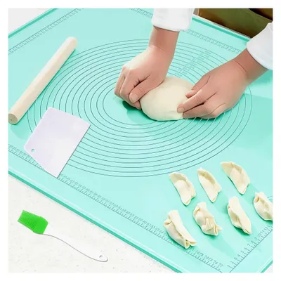 Produktbild von Backunterlage, 70×50 cm Silikonmatte zum Teig Ausrollen