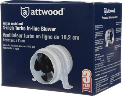 Produktbild von Lüfter Blower Turbo 4000 Inline 4 Zoll Boot Yacht Attwood 1749-4