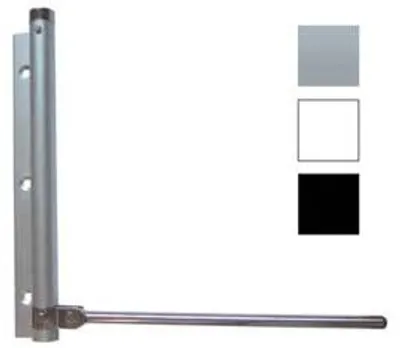 Produktbild von Stangentürschließer, Hebellänge 175 mm, für Türen bis 40 kg, Alu silber eloxiert