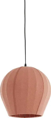 Zdjęcie produktu dla Light & Living - lampa wisząca - Zagori - różowy - tkanina - E27 - 2989579