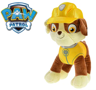 Zdjęcie produktu dla Paw Patrol Classic – pluszowa zabawka Rubble, 27 cm, od 0 miesięcy