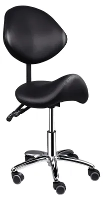 Obrázok produktu pre Stolička na sedenie, stolička s operadlom, stolička s kolieskami, salónová stolička, nastaviteľná stolička s operadlom – ergonomický dizajn sedadla