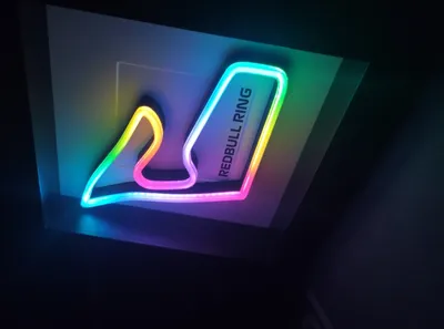 Produktbild von Redbull Ring LED RGB Rennstrecke, Formel 1 Kunstlicht, F1 Strecke LED Bahrain F1 Geschenk Formel 1