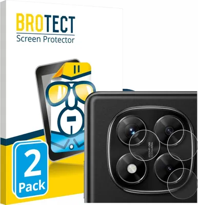 Produktbild von 2x Für Xiaomi Redmi Note 14 Pro 4G (NUR Kameraschutz) Schutzfolie BROTECT Displayschutz Display Schutz Folie Klar Transparent