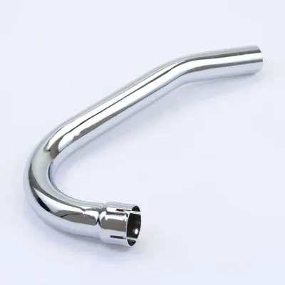 Image de Coude à emboîter/serrer 30/32 mm pour Zündapp KS50 Super 515 516 / C50 Super 441 / Super Combinette 517 (2 fois coudé)