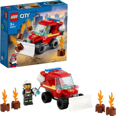 Produktbild von LEGO 60279 City Mini-Löschfahrzeug, Spielzeug mit Feuerwehrauto und Feuerwehrmann, kleines Geschenk für Mädchen und Jungen ab 5 Jahre