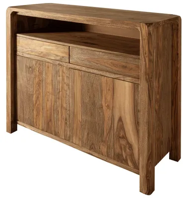 Immagine prodotto di MASSIVMOEBEL24 | credenza in legno di Sheesham / palissandro 120x45x100 marrone oliato BUENO #1005