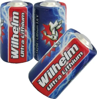 Produktbild von 3 x Wilhelm ER14250 LS14250 Batterie 1/2 AA Lithium 3,6V 1200 mAh Li-SOCl2