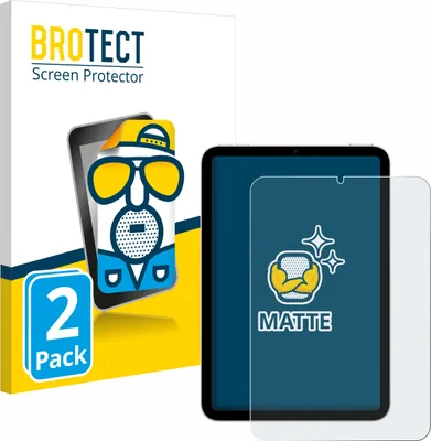 Produktbild von 2x BROTECT Schutzfolie für Apple iPad Mini 7 WiFi 2024 Displayschutz Displayschutzfolie Folie Matt Entspiegelungsfolie