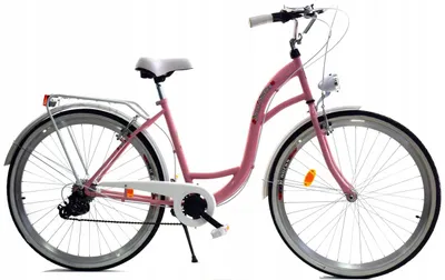 Zdjęcie produktu dla Rower Dallas City 26" 7spd - różowy z białym