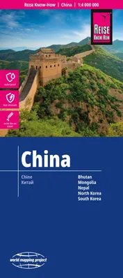 Produktbild von Reise Know-How Landkarte China (1:4.000.000)
