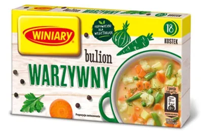 Zdjęcie produktu dla WINIARY Bulion warzywny 18 kostek 180 g