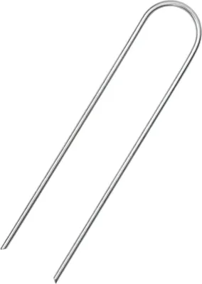 Obrázek produktu pro vidaXL Zemní kotva ve tvaru U 25 kusů 15x3,5 cm Pozinkovaná ocel