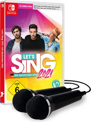 Produktbild von Lets Sing   2021  SWITCH  incl 2 Mics mit deutschen Hits