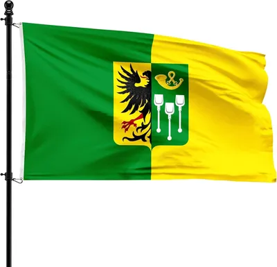 Imagen del producto de Bandera de la congregación de Colfontaine, 90 x 150 cm, poliéster, para asta de bandera