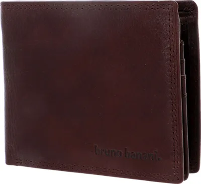 Produktbild von bruno banani Leder Geldbörse Lavato Wallet Quer With Flap Brown braun