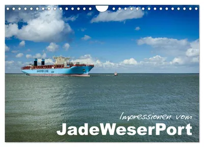 Produktbild von Impressionen vom JadeWeserPort (Wandkalender 2027 DIN A4 quer), CALVENDO Monatskalender