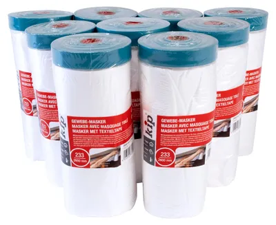Image de Kip 9 rouleaux de ruban adhésif textile 233-25 – Film de protection avec bande adhésive textile
