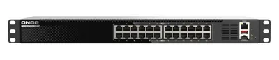 Productafbeelding van QNAP QSW-M3224-24T - Switch - L3 Lite - beheerd - 24 x 100/1000/2.5G/5G/10GBase-T - voor montage in een rack