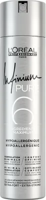 Produktbild von Loreal Professionnel Infinium 6 Pure Extra Strong Haarspray 300 ml