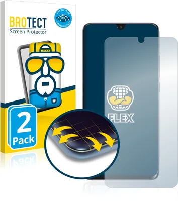 Produktbild von 2x BROTECT Fullscreen Schutzfolie für TCL 10 Pro Displayschutz Folie Fullcover Klar Transparent