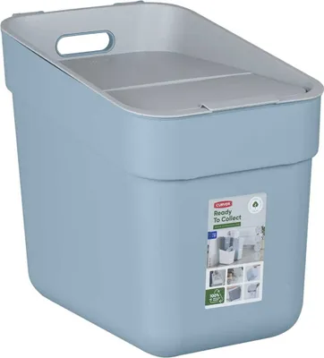 Image de Poubelle 20 L 37 X 25 X H33 Cm Bleu - Ready To Collect - Curver
